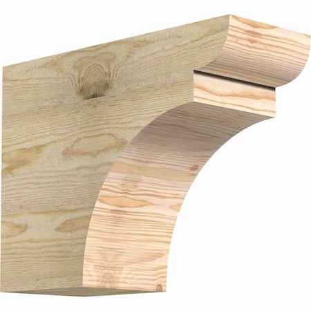 Ekena Millwork Yorktown Rough Sawn Rafter Tail, Douglas Fir, 6"W x 12"H x 16"L RFT06X12X16YOR00RDF